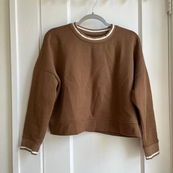 Madewell Betterterry Ringer Crop Sweatshirt - Picture 3 of 8